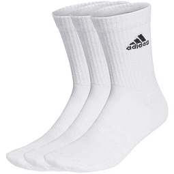 Calcetines Adidas Cushioned Blanco 3 Pares