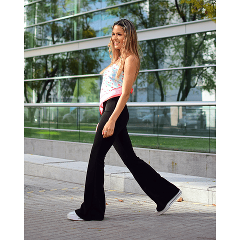 Pantalón Flare Sofía negro