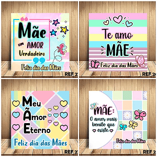 24 Artes para Caneca Caneca e Azulejo Dia das Mães em Photoshop