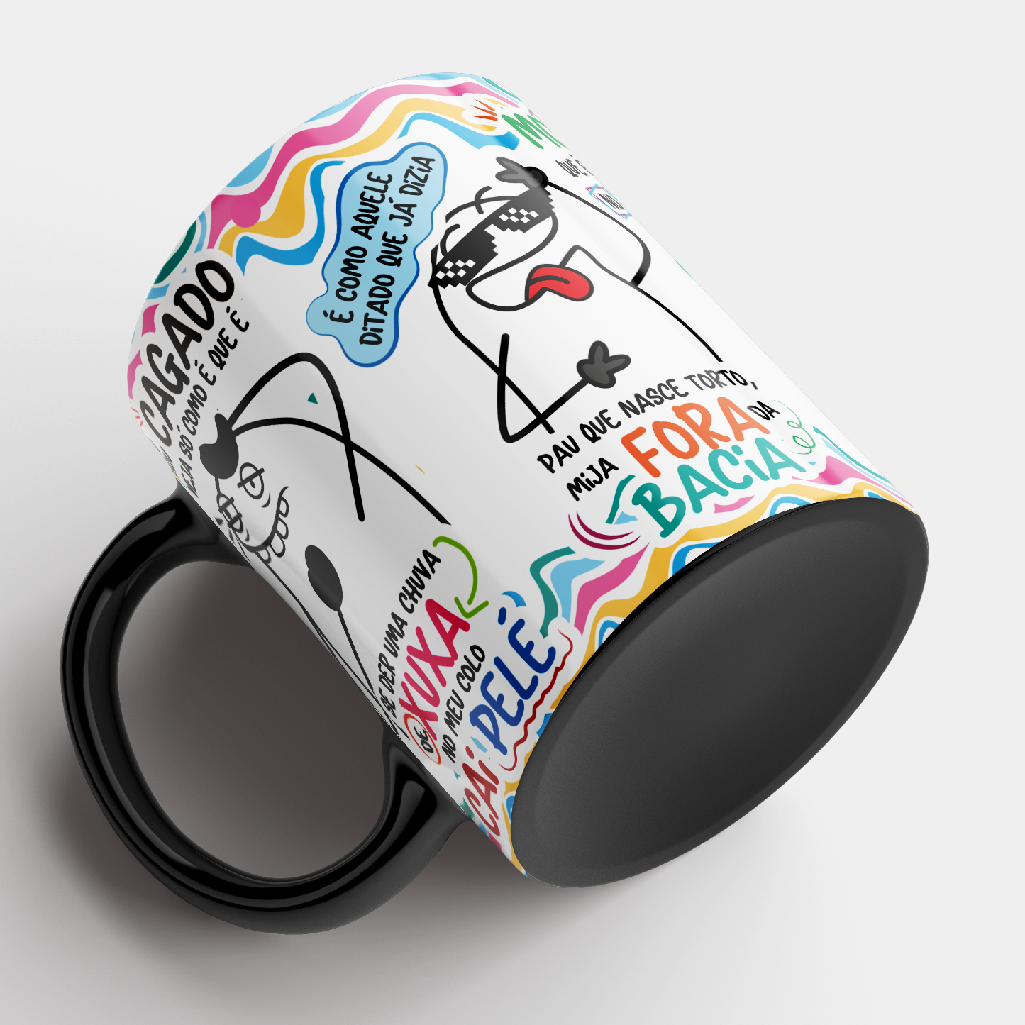Arte para Caneca Eu Sou cagado veja só como é que é - Mamonas Assassinas Arquivo Png 2