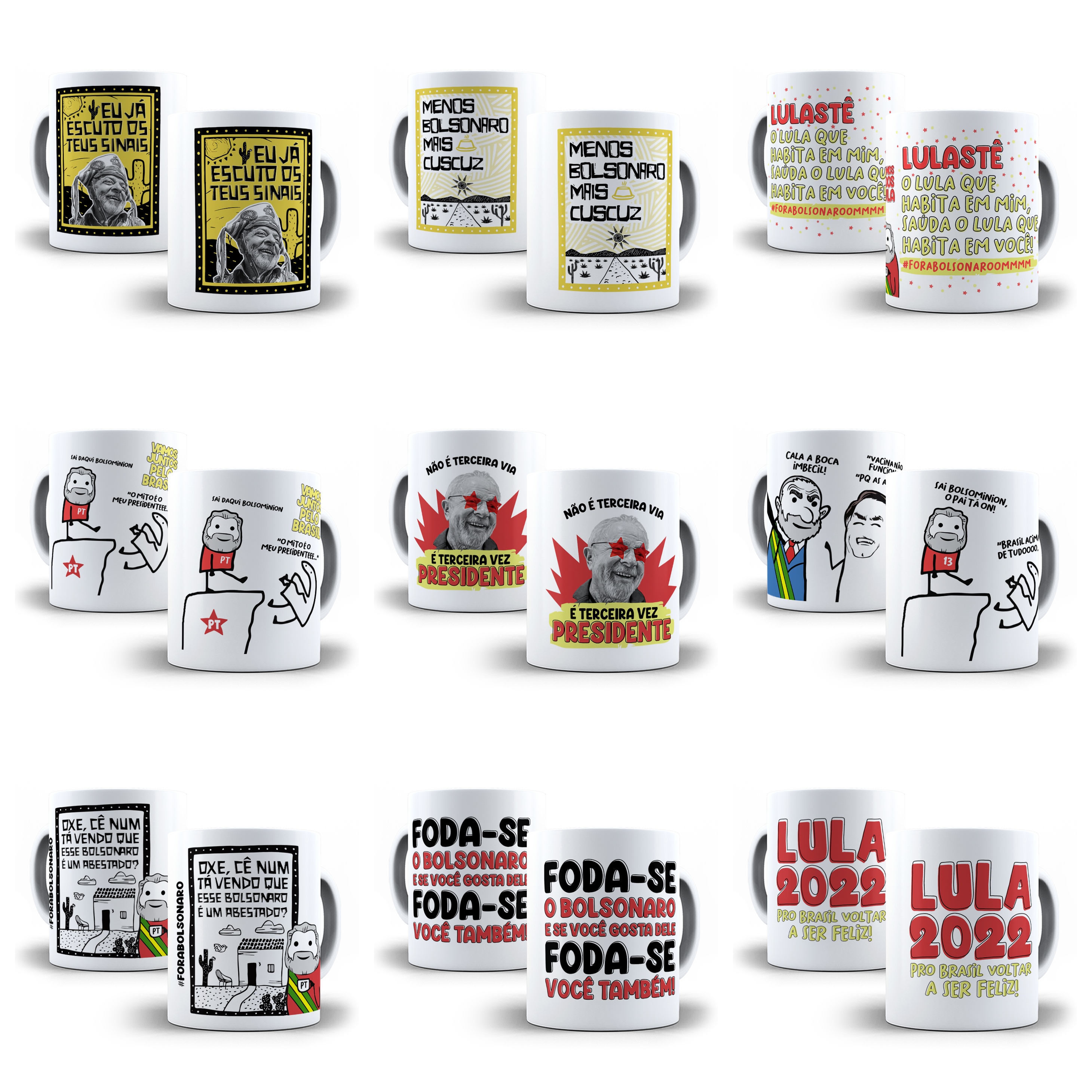 25 Artes Caneca Lula Eleições Política Sublimação Arquivos Jpg 3