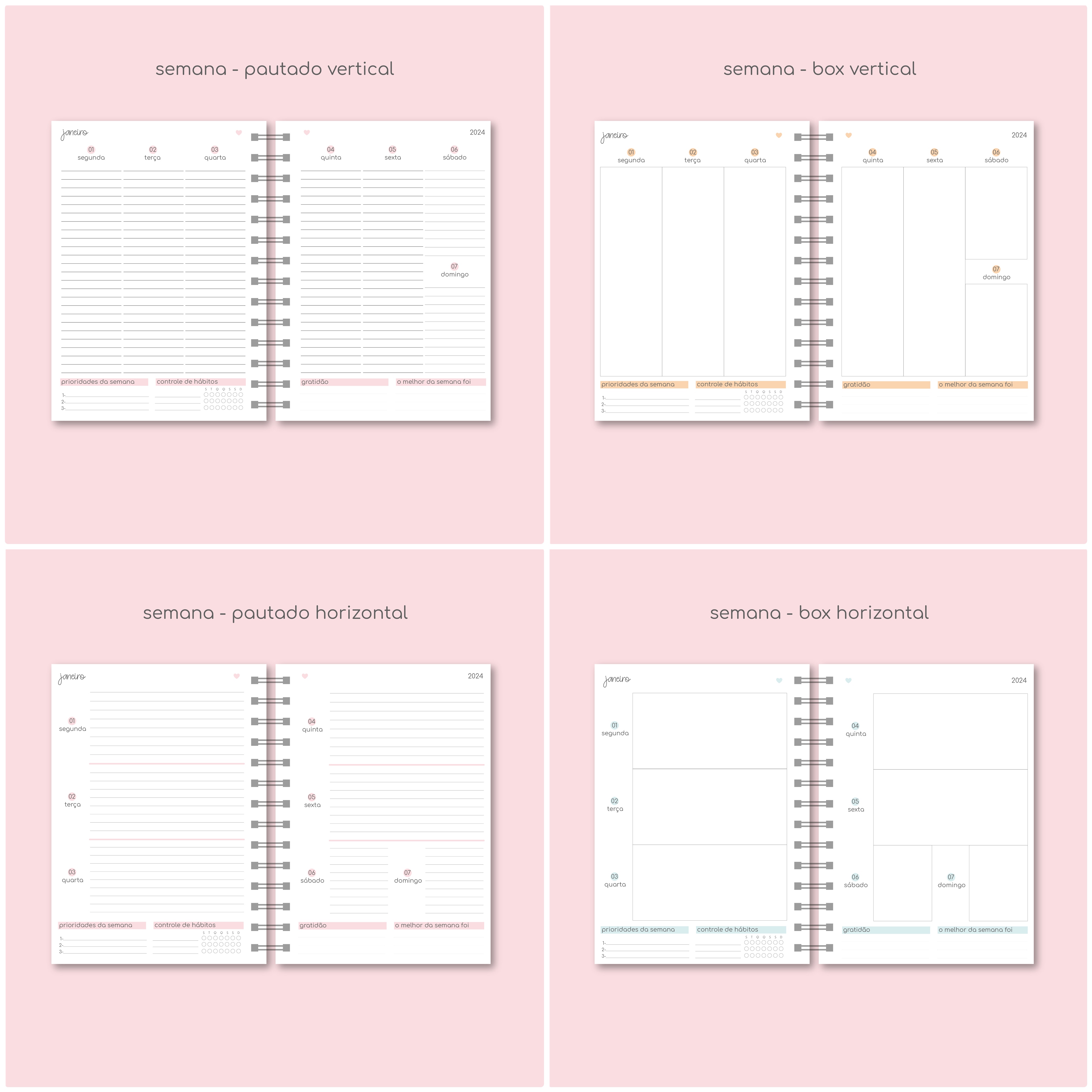 Arquivo Combo Agendas e Planner 2024 em Pdf 6