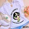 10 Artes Camisa Docinho Meninas Super Poderosas Arquivo em CorelDraw