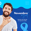 Pack Canva Novembro Azul Template Editável 30 Artes + Bônus