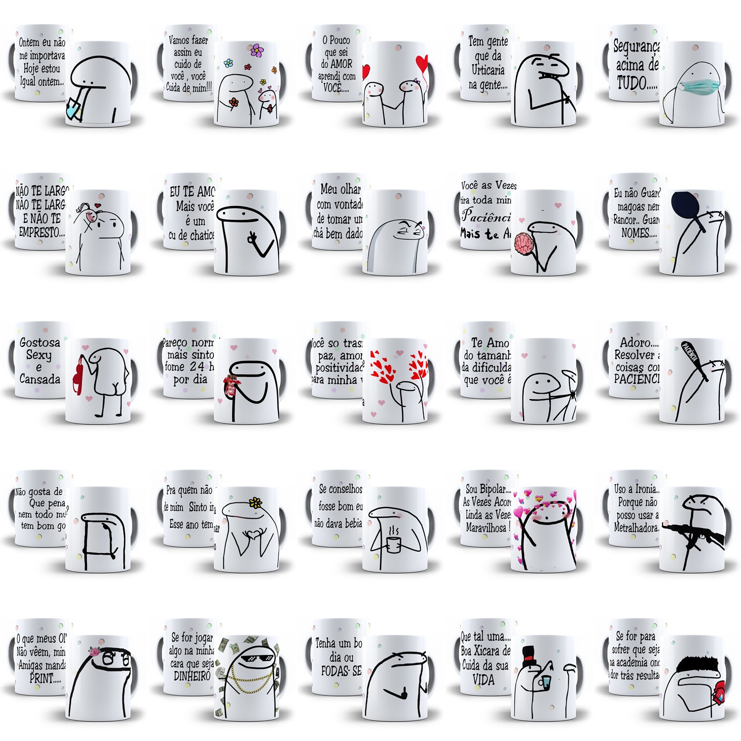 83 Artes Caneca Flork Editável em Corel Draw + Png 2