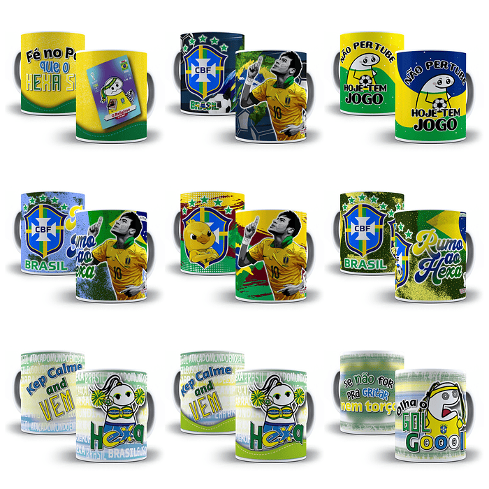 Kit Digital Copa Brasil Flork Sublimação Completa 