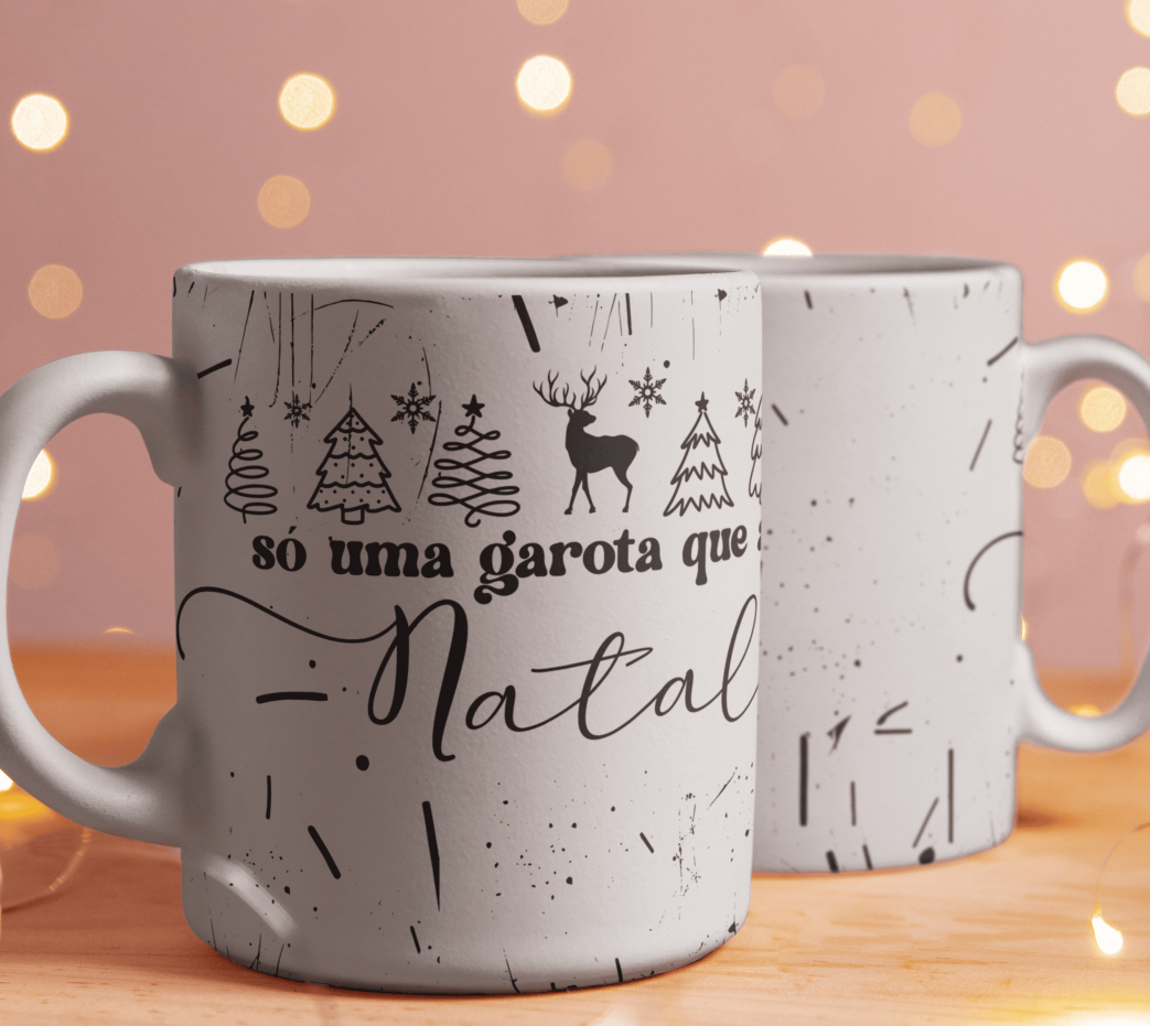 21 Arte para Caneca Natal em Corel Draw 7