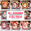 40 Artes para Caneca Natal 3d Arquivos Png