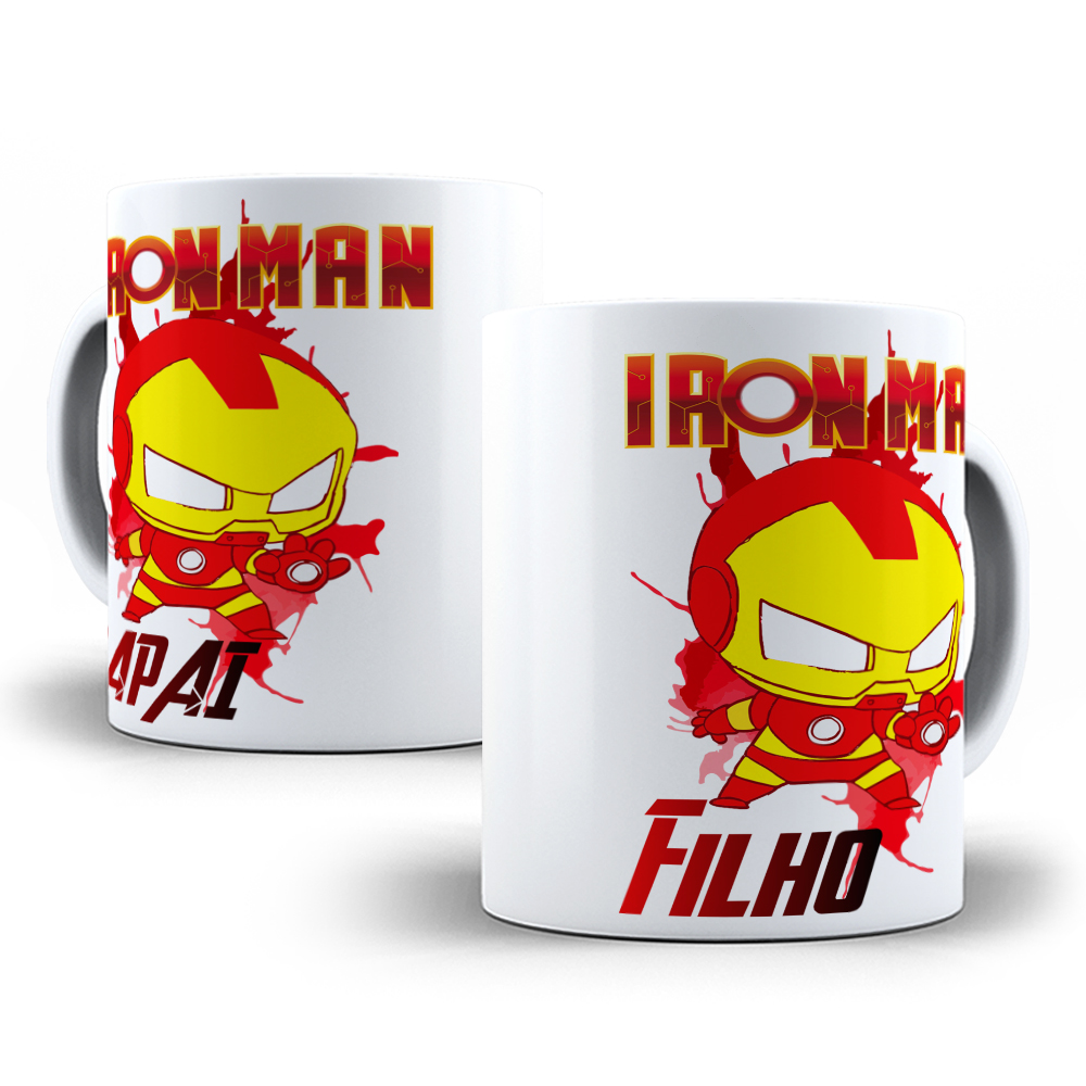 12 Artes Caneca Heróis Pais Geek Editável Corel Draw + Png 8