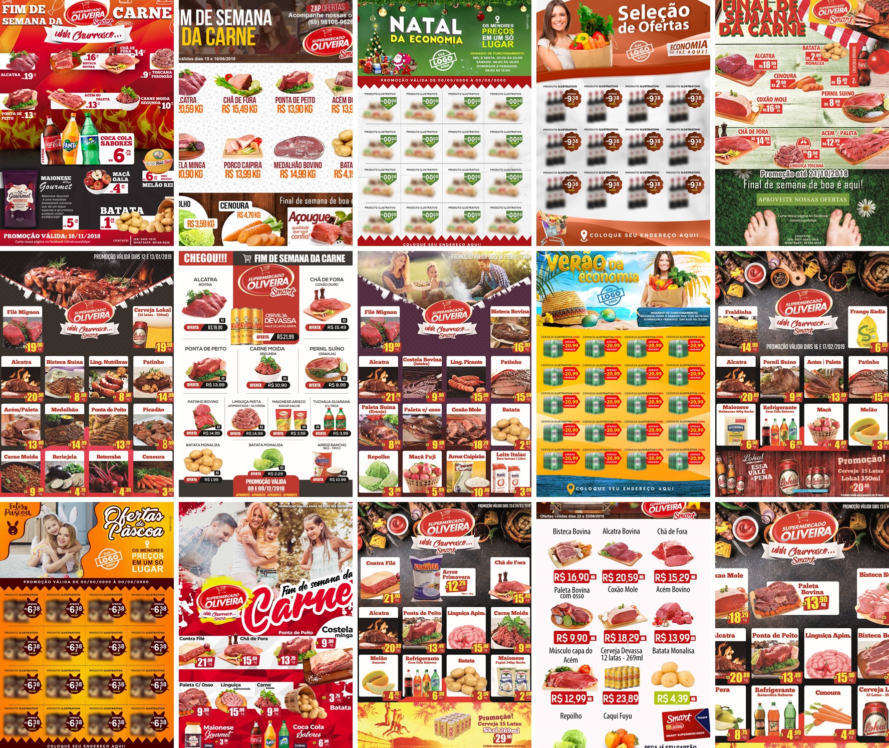 30 Artes Folhetos Panfletos Flyers Encartes Editáveis Photoshop + Png 2