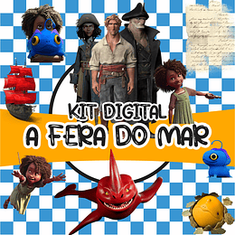 Kit Digital A Fera do Mar sem fundo Png 