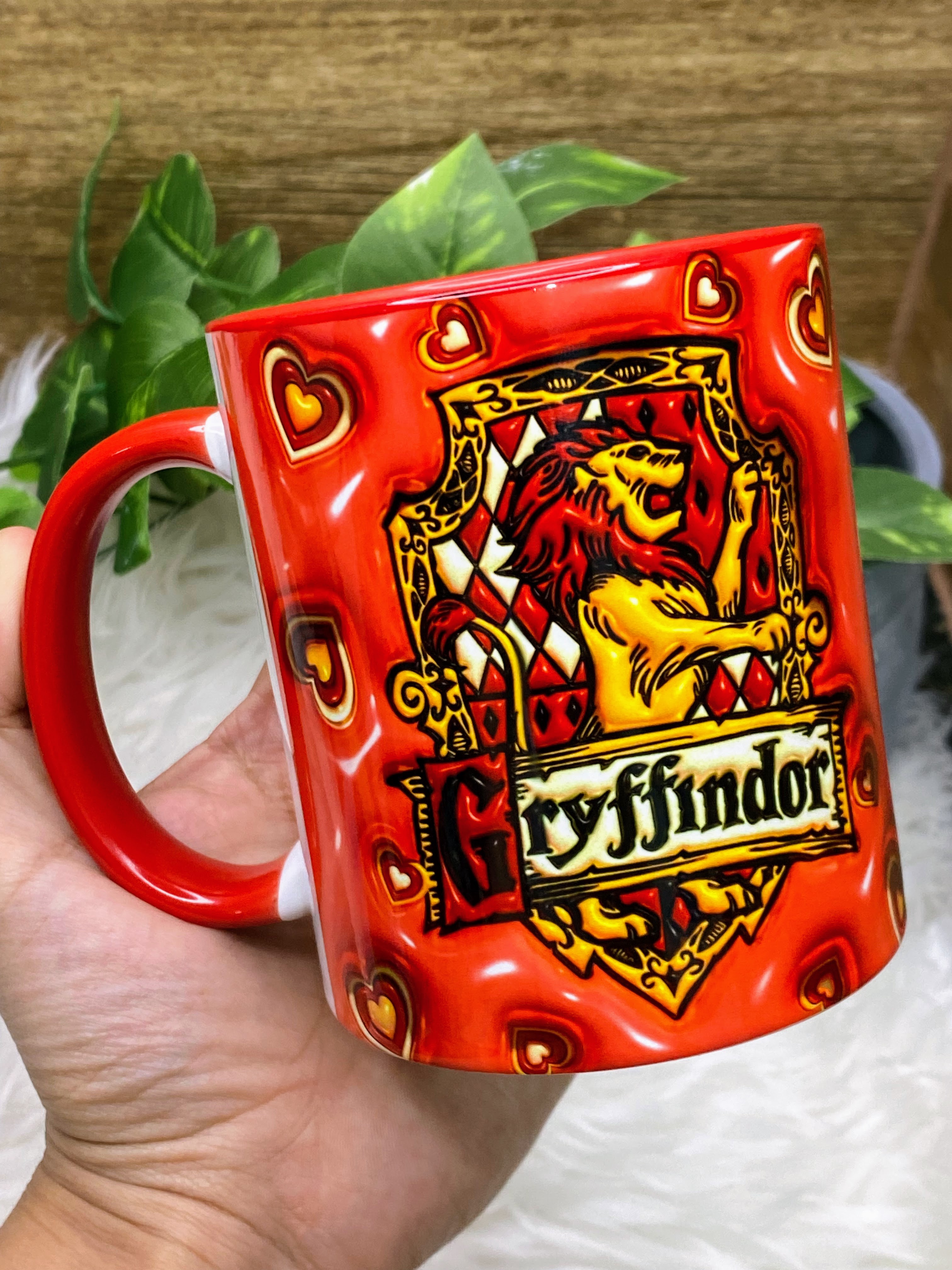 4 Artes Canecas Harry Potter Casas 3D em Jpg 2
