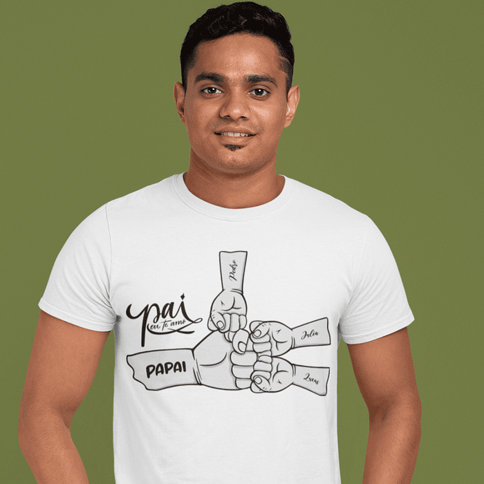 5 Artes Camisa Dia dos Pais em CorelDraw