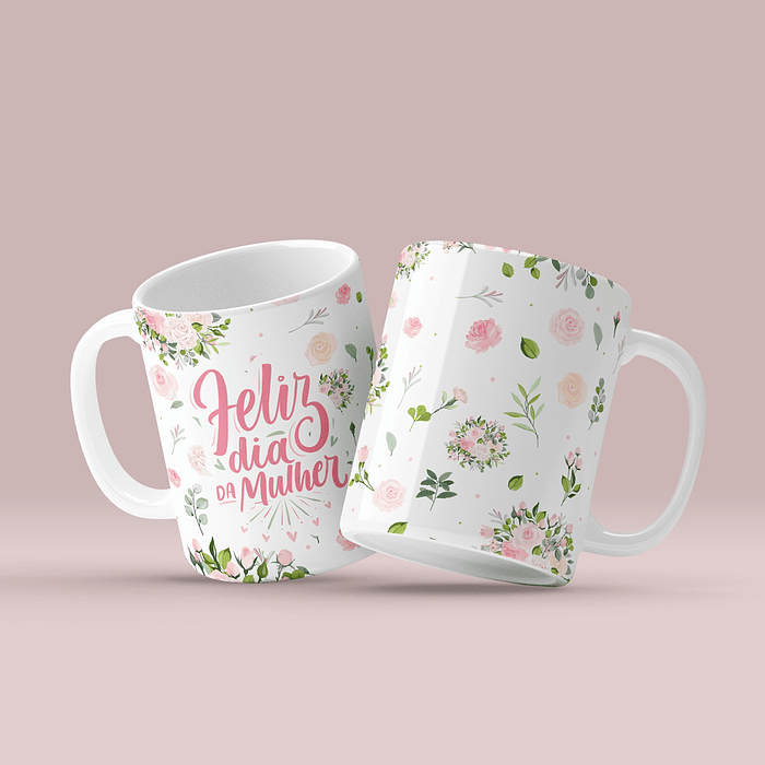 14 Arte para Caneca Dia das Mulheres em Jpg 