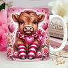 30 Artes para Caneca Dia dos Namorados 3D Vaquinha Love Arquivos Png