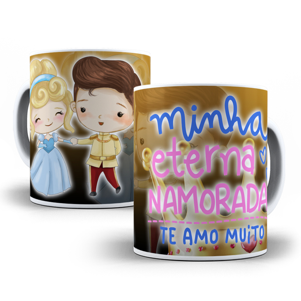 10 Artes para Caneca Princesas Dia dos Namorados em Photoshop 7
