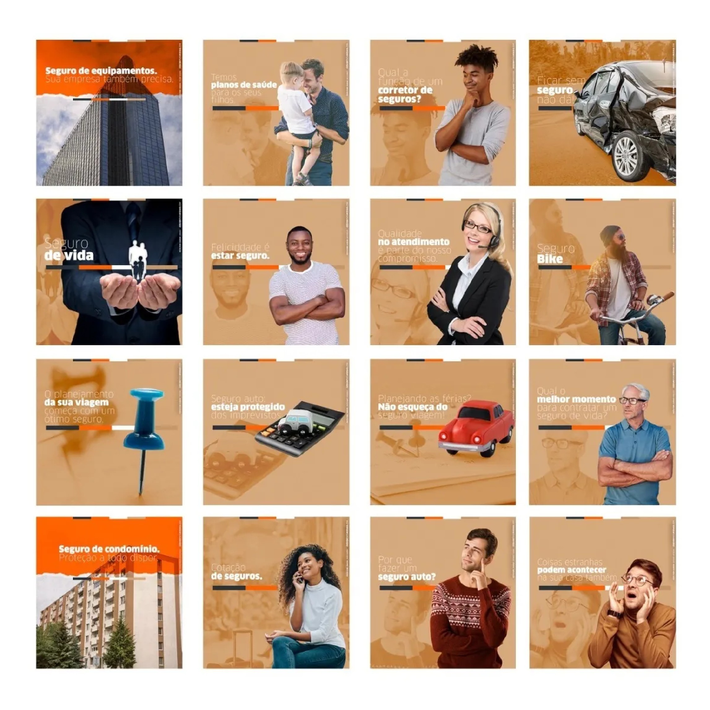 130 Artes Mídias Sociais Corretora de Seguros Editáveis Photoshop 4