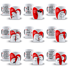 18 Artes Caneca Flork Dia dos Namorados Arquivos Sublimação jpg Png