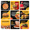 Pack Canva Fast Food Template Editável 30 Artes + Bônus