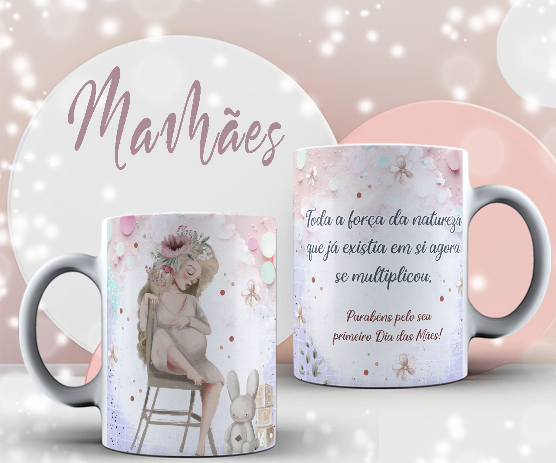 16 Artes Canecas Dia das Mãe Arquivos em CorelDraw 9
