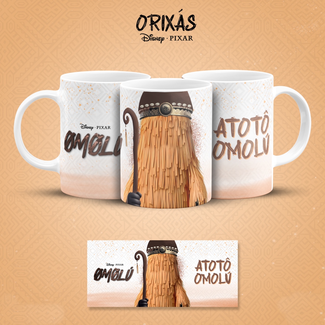 19 Artes para Caneca Orixás Pixar em Jpg 16