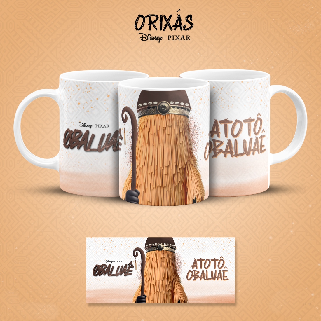 19 Artes para Caneca Orixás Pixar em Jpg 19