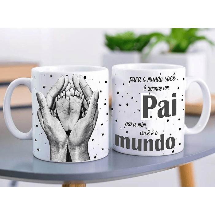 12 Artes Caneca Azulejo e Quadro Dia dos Pais em Corel Draw 