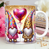 30 Artes para Caneca Dia dos Namorados 3D Gnomos 3d Arquivos Png