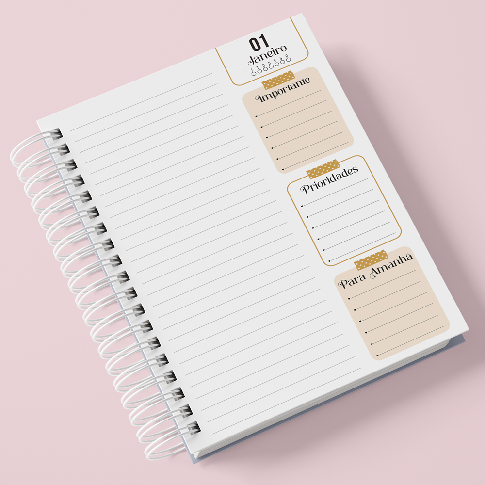 Arquivos Agenda Boho 2024 em Pdf 8