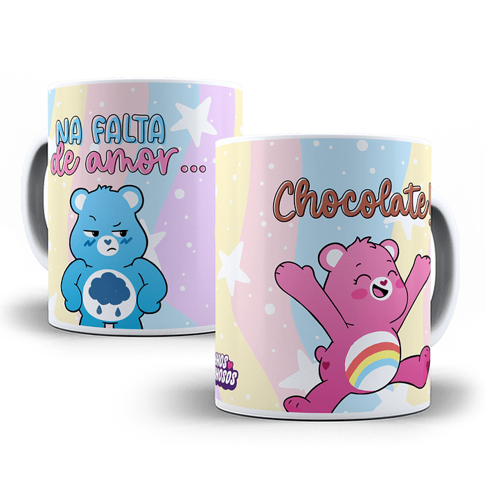 12 Artes para Caneca Páscoa Ursinhos Carinhosos em Jpg 