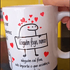 Artes para Caneca Frase A Gente Vai Prometer Um para o Outro em Png