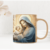 25 Artes para Caneca Santinhas em 3D Arquivo em Jpg 