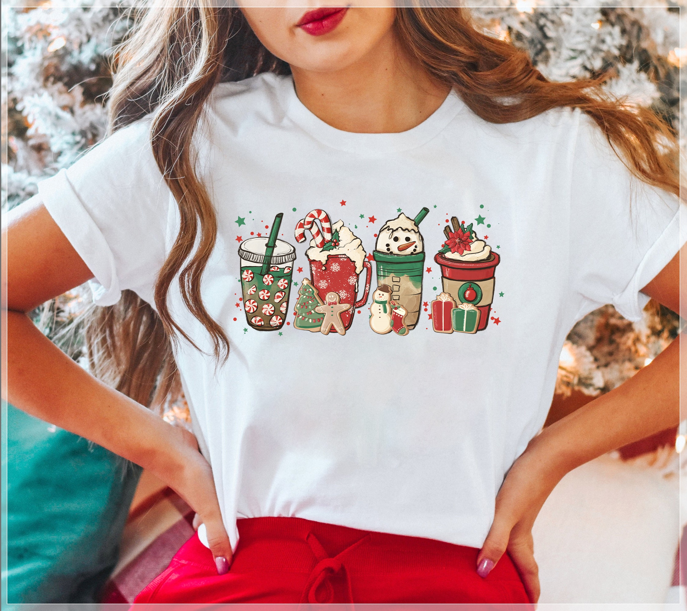 42 Artes para Camisa Café Natal Arquivo em Png 6