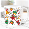 31 Artes para Caneca Natal Inflados 3D Arquivo em Jpg 