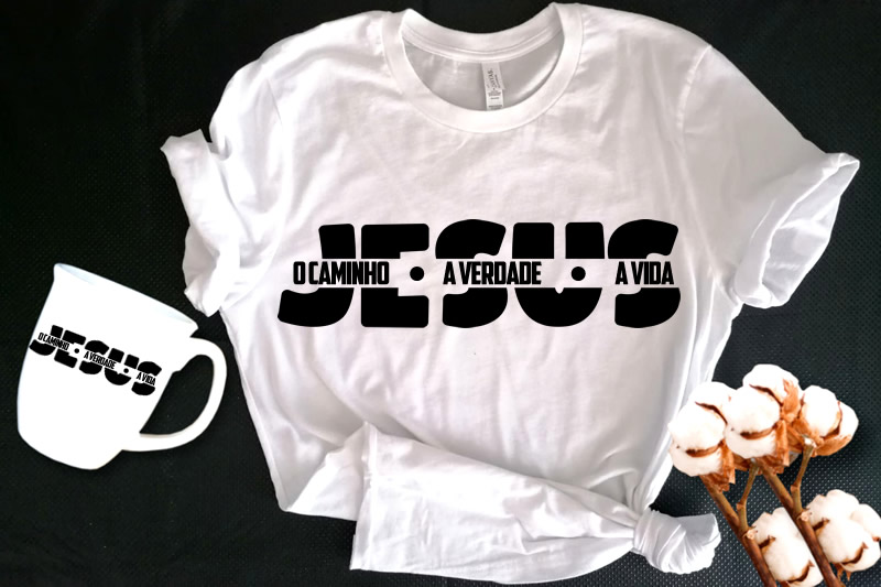 6 Arte para Camisa Jesus Religião Arquivo em Png 5