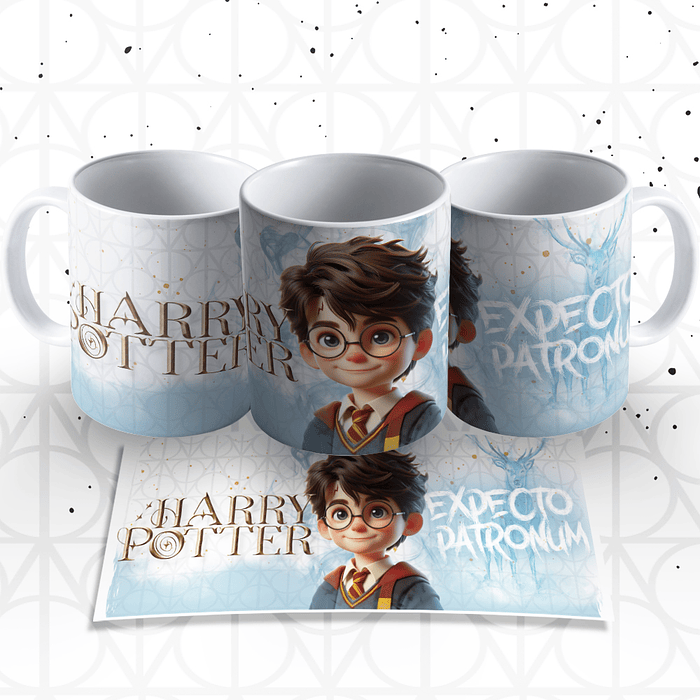 16 Artes para Caneca Harry Potter Arquivo em Jpg