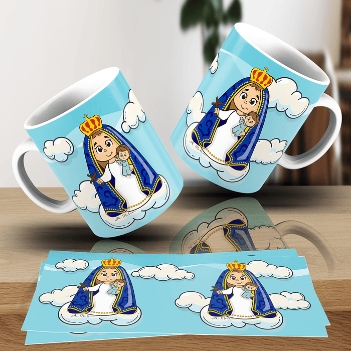 20 Artes para Caneca Santinhos Religião Arquivo em Jpg