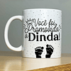 13 Artes para Caneca Dindo e Dinda Padrinhos em Jpg 