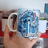 7 Artes para Caneca Stich Cansado Arquivo em Jpg