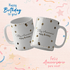 19 Artes para Caneca Aniversário Arquivo Editável