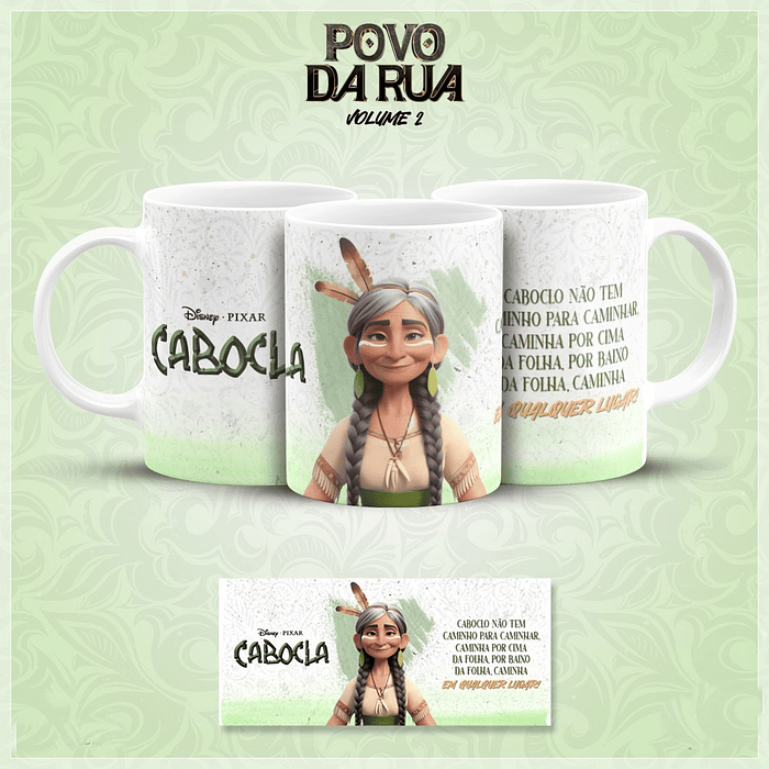 20 Artes para Caneca Povo de Rua Pixar Vol.02 Arquivo em Jpg 