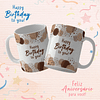 19 Artes para Caneca Aniversário Arquivo Editável