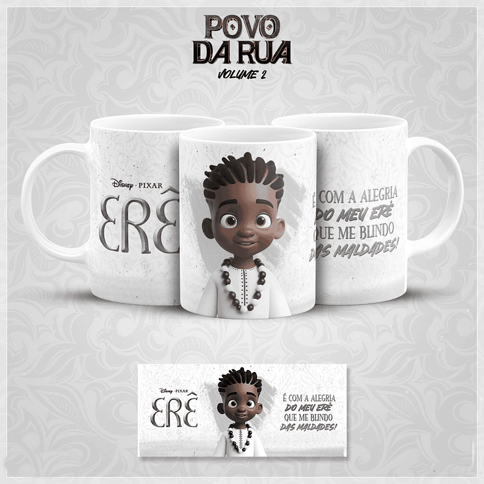 20 Artes para Caneca Povo de Rua Pixar Vol.02 Arquivo em Jpg 