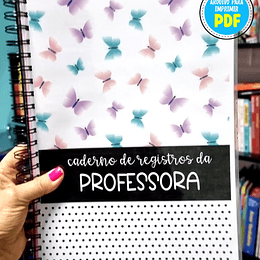 Arquivo Caderno de Registros de Aula Professores em Pdf 