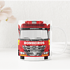 Arte Caneca Caminhão Bombeiros Arquivo em Corel Draw 