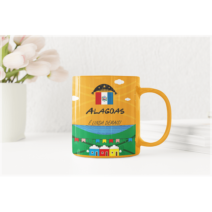 9 Artes para Caneca Estados do Nordeste Arquivo em CorelDraw