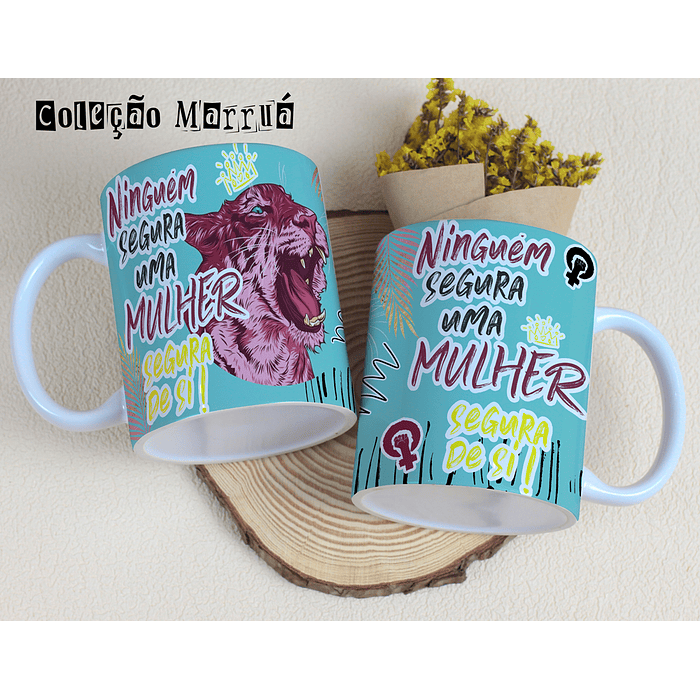 8 Artes para Caneca Dia das Mulheres Marrua Arquivos Editável 