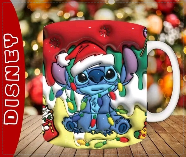 30 Artes para Caneca Natal 3d em Jpg 6