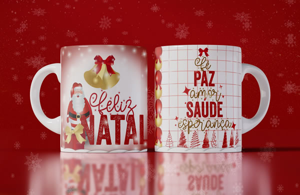 40 Artes para Caneca e Camisa Natal Arquivo em Jpg 2