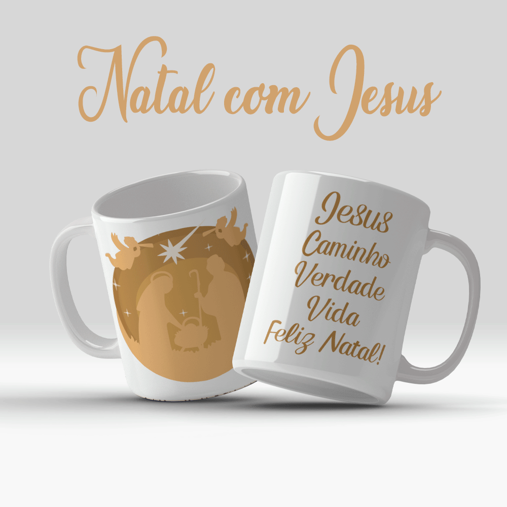 23 Artes para Caneca Natal Arquivo Editável  7